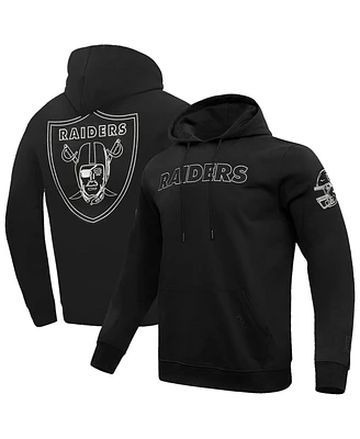 Pro Standard Men's Black Las Vegas Raiders Classic Chenille Pullover Hoodie