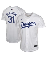 Nike Big Boys and Girls Tyler Glasnow White Los Angeles Dodgers Home Player Game Jersey