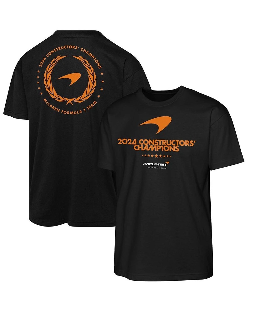 Outerstuff Men's Black McLaren F1 Team 2024 Constructors' Cup Champion T-Shirt