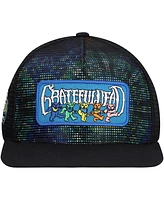 Lids Men's Black The Grateful Dead Dancing Bears Trucker Adjustable Hat