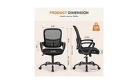 Slickblue Executive Computer Chair with Ergonomic Mesh Back and Soft Foam Cushion