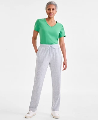 Style & Co Women's Cozy Fleece Pants, Created for Macy's