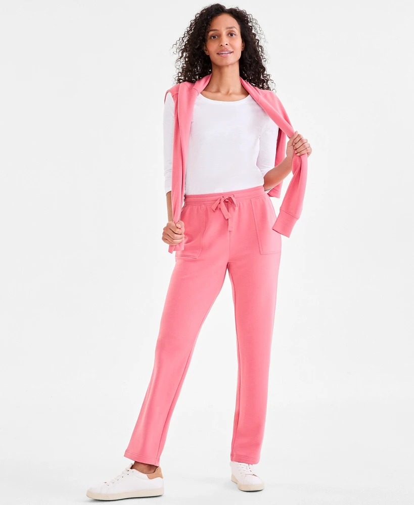 Style & Co Women's Cozy Fleece Pants, Created for Macy's