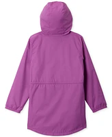 Columbia Big Girls Switchback Long Hooded Waterproof Jacket