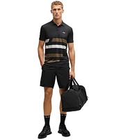 Boss by Hugo Men's Stripe Print Regular-Fit Paddy Polo