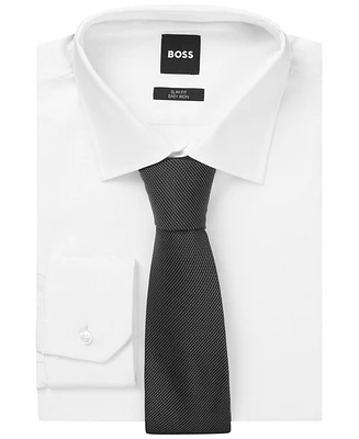 Boss by Hugo Boss Men's Silk-Blend Micro Pattern Jacquard Tie