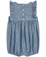 Polo Ralph Lauren Baby Ruffled Chambray Romper