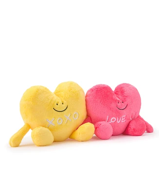 Geoffrey's Toy Box Buddies Conversation Hearts Plush Toy Set