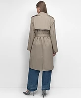 Dkny Women's Belted Grommet-Sleeve Trench Coat