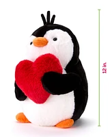 Geoffrey's Toy Box Heart Penguin Plush Toy