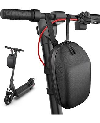 Gyroshoes Scooter Handlebar Bag for Electric Scooter Adult, Front Hanging Bag Large Capacity Durable Eva Waterproof Bike Bag Front Storage Bag Electri