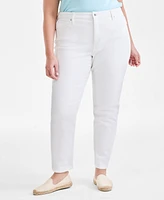 Style & Co Plus High-Rise Straight-Leg Jeans