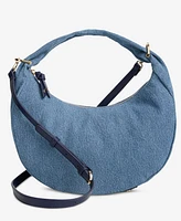 On 34th Harlowwe Denim Top Handle Small Crossbody, Exclusively at Macy's