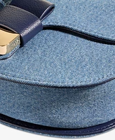 On 34th Holmme Small Denim Crossbody, Exclusively at Macy's