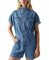 Levi's Premium Women's Short-Sleeve Surplus Romper