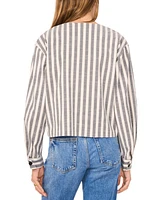 Vince Camuto Women's Striped Cropped Jacket