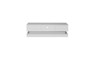 Slickblue Modern Tv Stand with Led Lights for Stylish and Functional Living Room Decor