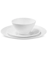 Arch Studio Opal Glass 12 Pc. Spiral Dinnerware Set, Exclusively at Macy's