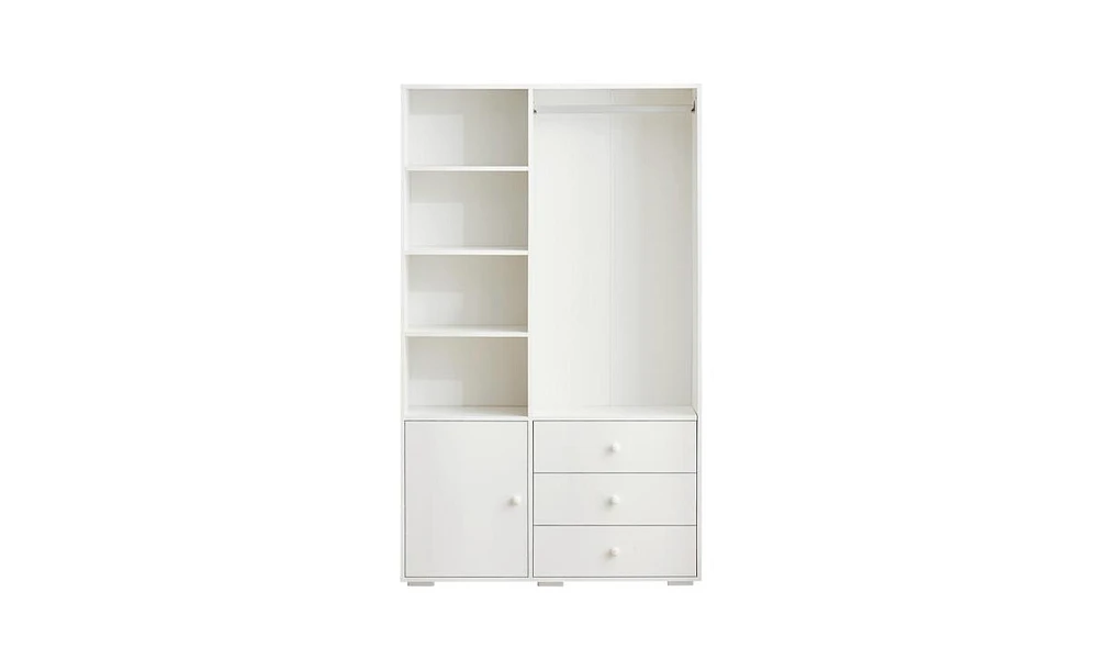 Slickblue Elegant Bedroom Armoire for Stylish and Spacious Clothing Storage