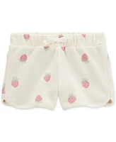 Carter's Toddler Girls Strawberry-Print Thermal Shorts