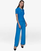 Karl Lagerfeld Paris Women's Knit Polo