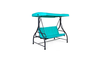 Slickblue 3-Seat Swing Chair for Comfortable and Relaxing Outdoor Seating