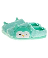 Squishmallows Little Girls Winston the Owl Slippers