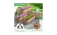 Slickblue Raised Garden Bed for Organized and Thriving Outdoor Planting