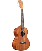 Kala Ka-15T Mahogany Tenor Ukulele Bundle with Gig Bag, Tuner, Strap and Strings