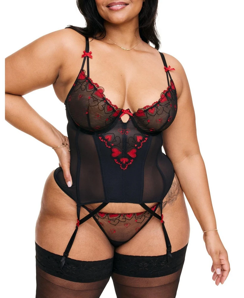 Adore Me Plus Lovette Unlined Plunge Bustier