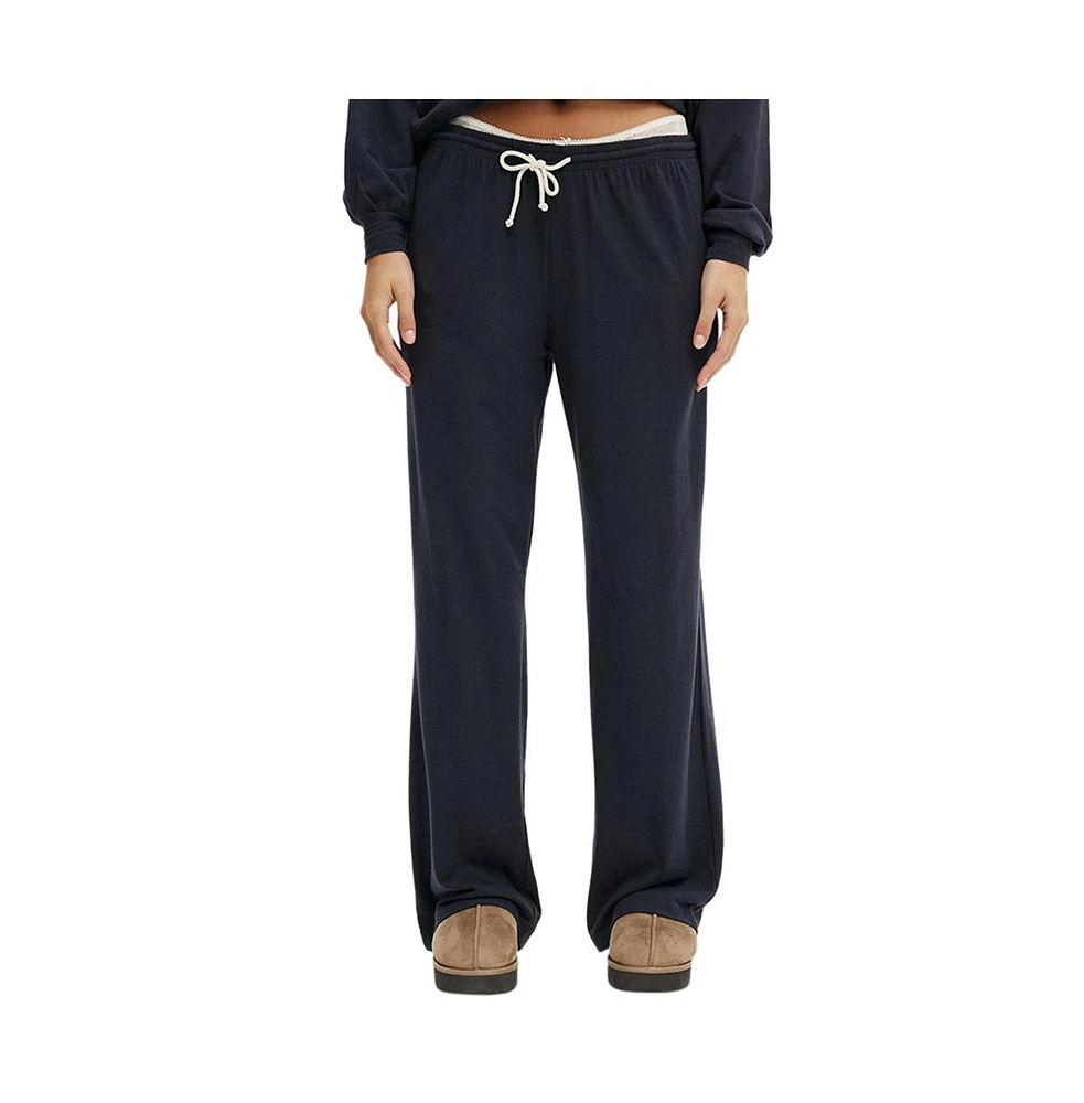 Cotton On Women's Light Weight Super Soft Wide Leg Pant