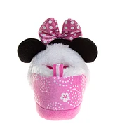 Disney Toddler and Little Girls Minnie Mouse Dual Sizes Slippers