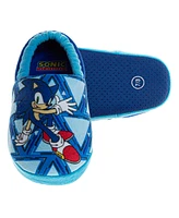 Sonic The Hedgehog Toddler and Little Boys Dual Sizes Slippers