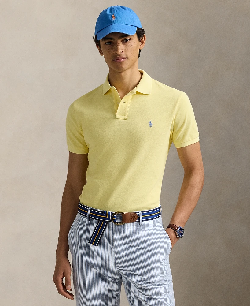 Polo Ralph Lauren Men's Cotton Custom Slim Fit Mesh Shirt
