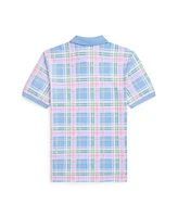 Polo Ralph Lauren Big Boys Plaid-Print Mesh Shirt