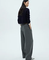 Mango Women's Double Breasted Wool Sweater