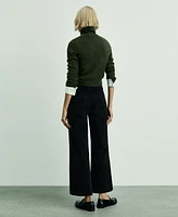 Mango Women's Catherin Culotte Corduroy Jeans
