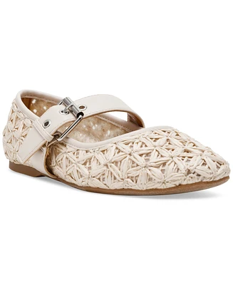 Dv Dolce Vita Women's Mellie Woven Buckle Mary Jane Flats