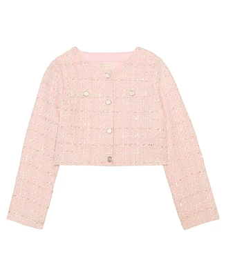 Guess Big Girls Lurex Tweed Jacket