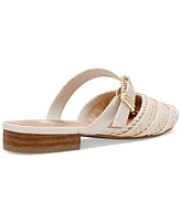 Dv Dolce Vita Women's Domain Raffia Woven Flat Mules