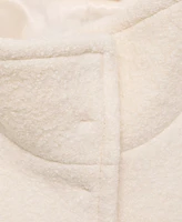 Mango Women's High Collar Wool Jacket