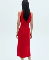 Mango Women's Bow Midi Dress