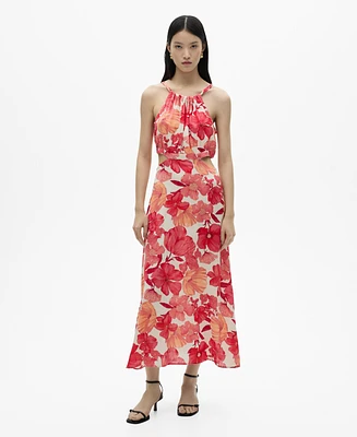 Mango Women's Openings Detail Flower Dress