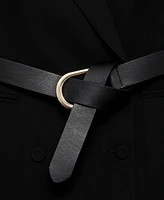 Mango Women's Belted Blazer Dress