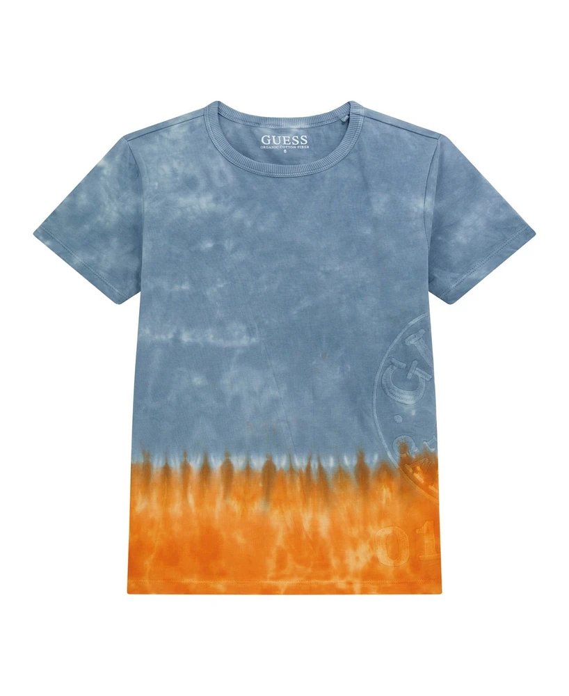 Guess Big Boys Dip Dye Short Sleeve T-Shirt