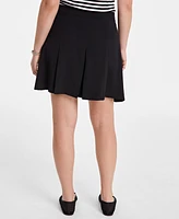 On 34th Women's Solid Box Pleated Mini Skirt, Exclusively at Macy's