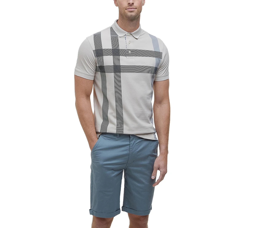 Barbour Men's Blaine Oversized Tartan-Print Polo