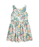 Polo Ralph Lauren Toddler and Little Girls Floral Cotton Dress