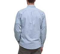 Barbour Men's Nelson Linen Tailored-Fit Solid Button-Down Shirt