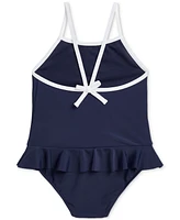 Polo Ralph Lauren Baby Bear One-Piece Ruffled Swimsuit